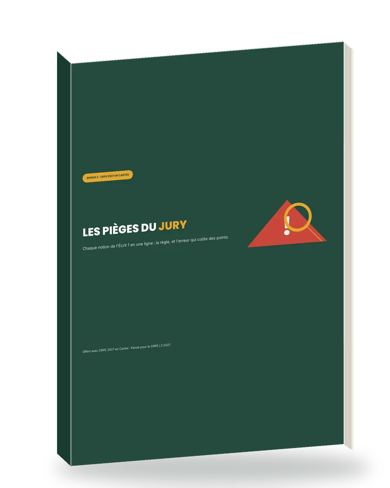 Bonus 2 : E-book Les pièges du jury